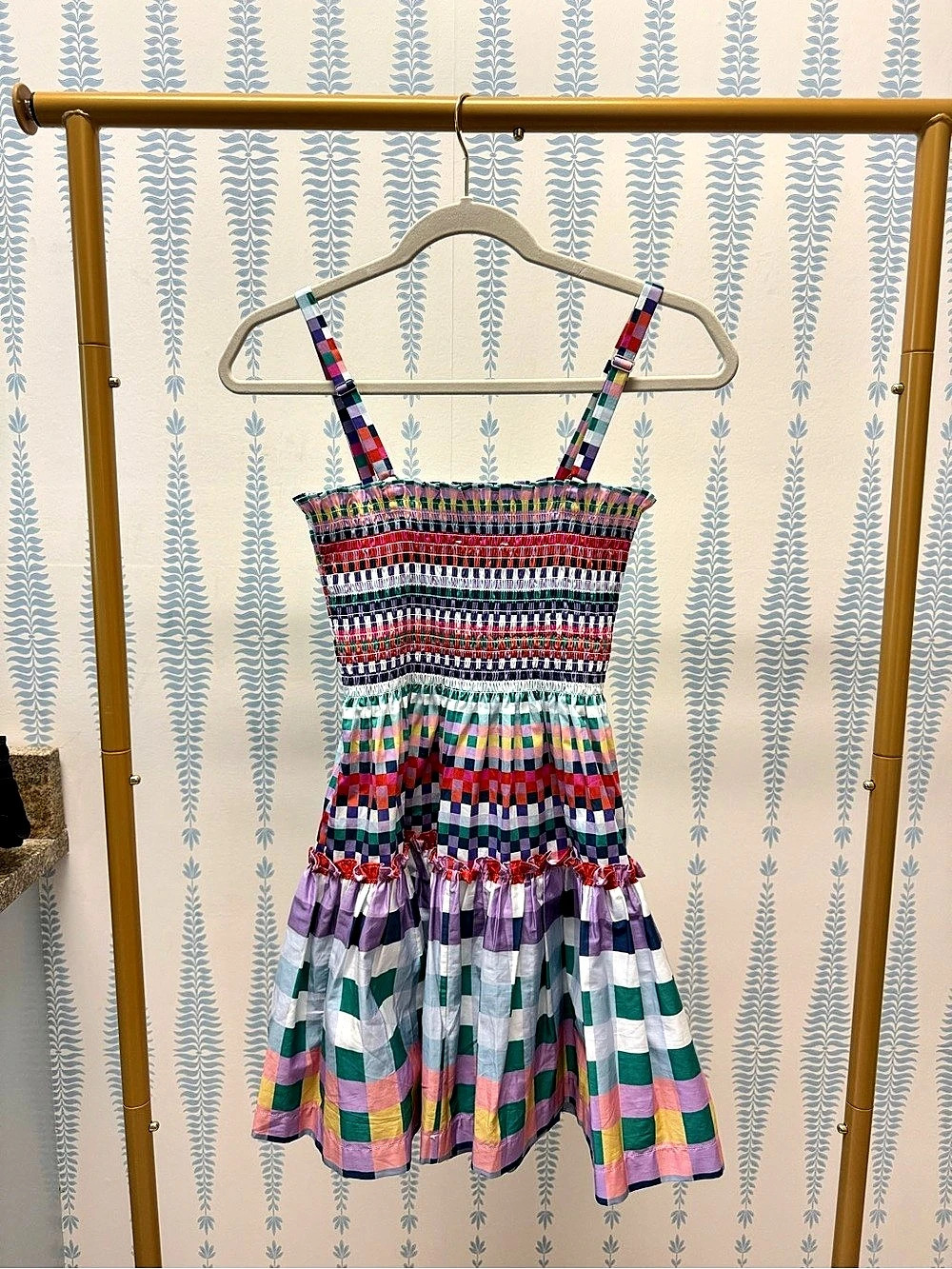 Hill House Home The Ellie Nap Dress Multicolor Mini Dress Size XS